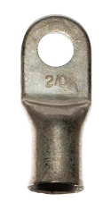 2/0 AWG 3/8" Copper Tinned Plated Lugs Bag of 5 - Click Image to Close